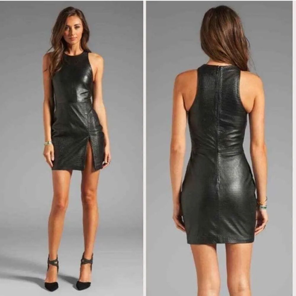 Bec & Bridge Black Midi Dress